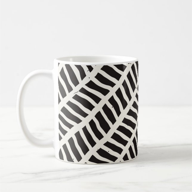 Taza De Café Estilo dibujado a mano sin problemas. Geomet abstr (Izquierda)