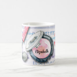 Taza De Café Estilo elegante de los cosméticos de la belleza
