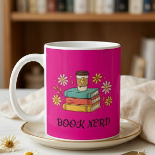 Taza De Café Estilo Estético de Friki de los Libros Regalo Eleg