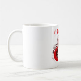 Taza De Café Estilo Grunge Me encanta mi novia Diseño de corazó