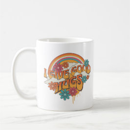 Taza De Café Estilo Hippie Increíble, doy a los buenos abrazos 