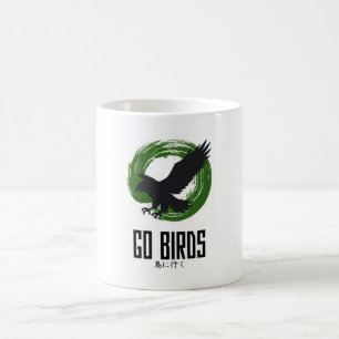 Taza de café estilo japonés Go Birds