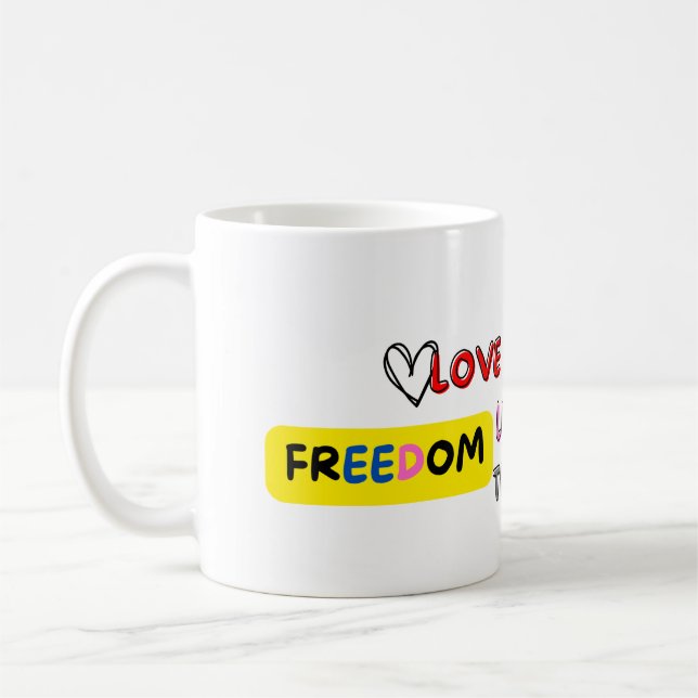 Taza De Café Estilo libre de Mug (Izquierda)