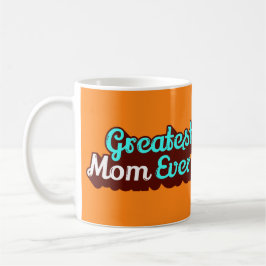 Taza De Café Estilo retro de los 70s La mejor mamá del mundo