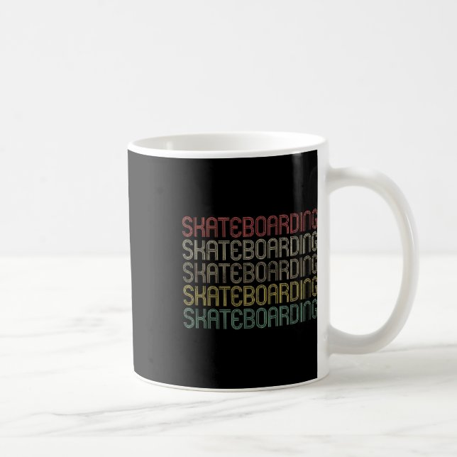 Taza De Café Estilo Retro de Patinaje  (Derecha)