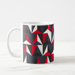 Taza De Café Estilo retro y vintage con forma geométrica, mal