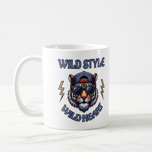 Taza De Café Estilo salvaje, corazón salvaje 1 (Izquierda)