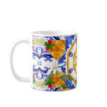 Estilo siciliano, limones, majólica