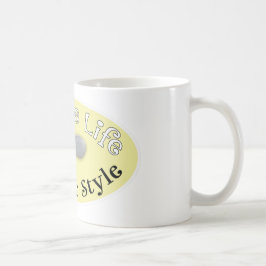 Taza De Café Estilo Spoonie - Amarillo suave