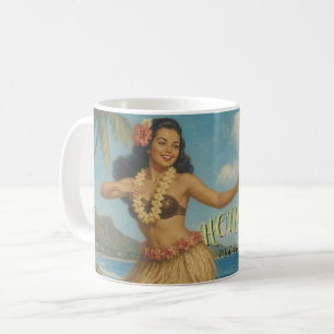 Taza De Café Estilo Vintage Viaje a Hawaii