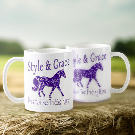 Taza De Café Estilo y Grace Missouri Fox Trotter Thing