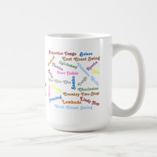 Taza De Café Estilos de la danza de salón de baile