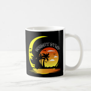 Taza De Café Estiloso Sunset Strip Moon