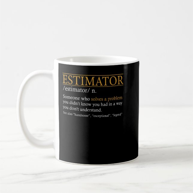 Taza De Café Estimación Cálculo Estimación Cálculos Empleos EST (Izquierda)