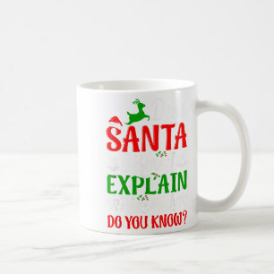 Taza De Café Estimado Papá Noel Antes De Explicar Cuánto Sabes 