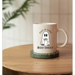 Taza De Café Esto es algún fantasma de boo-sheet con café