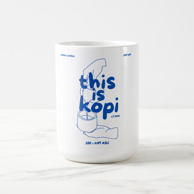 Taza De Café Esto es kopi (Centro)