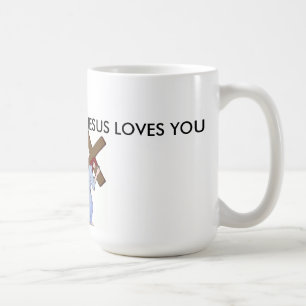 TAZA DE CAFÉ ESTO ES LO QUE DIOS TE AMA.