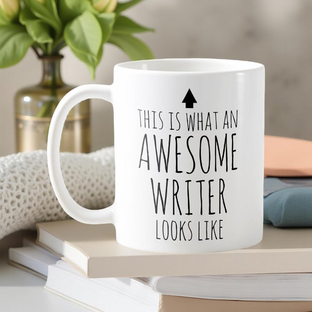 Taza De Café Esto es lo que parece un escritor increíble (Subido por el creador)