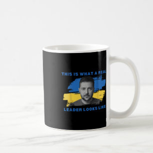 Taza De Café Esto Es Lo Que Parece Un Líder Real Apoyar A Zele