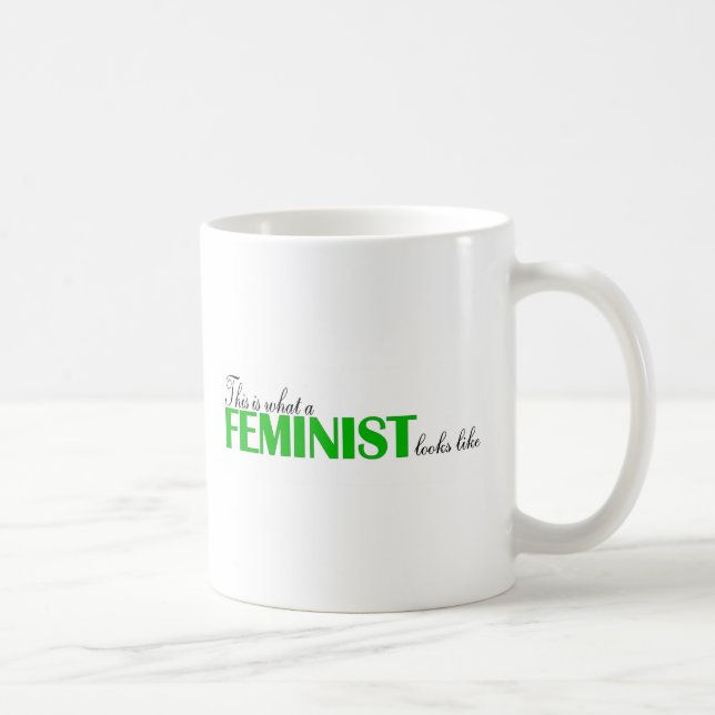 Taza De Café Esto es lo que parece una feminista (Derecha)