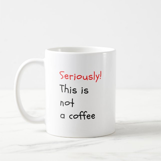 Taza De Café Esto no es un café (Izquierda)