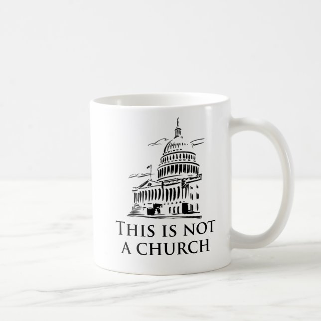 Taza De Café esto no es una iglesia (Derecha)