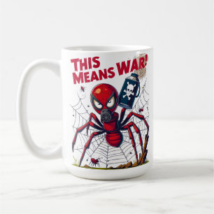 Taza De Café ¡Esto significa guerra! – La venganza de la araña