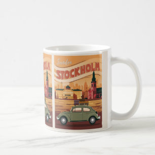 Taza De Café estocolmo suecia viaje regalos vintage y souvenirs