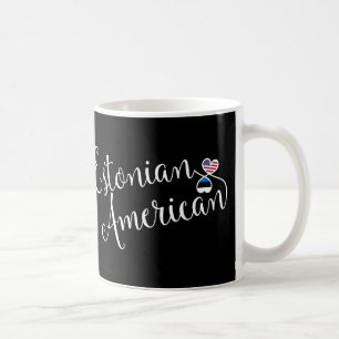 Taza De Café Estonio-Americano Entwined Hearts Mug
