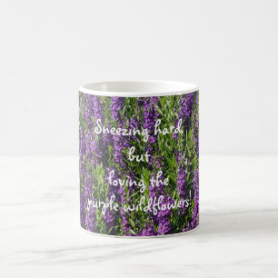 Taza De Café ¡Estornudando duro! Purple Passion Classic Mug