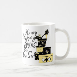 Taza De Café Estos muchos zapatos son un pecado