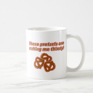 Taza De Café Estos pretzeles me están haciendo sediento