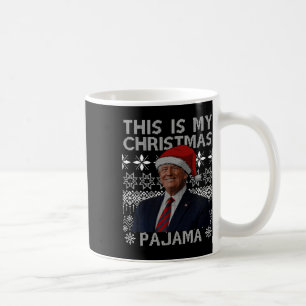 Taza De Café Estos Son Mis Navidades Pajama Divertidos Navidad