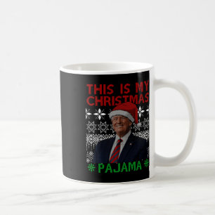 Taza De Café Estos Son Mis Navidades Pajama Divertidos Navidad