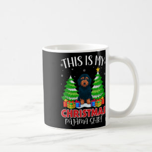 Taza De Café Estos son mis Navidades Pajama Labradoodle Dog Xma