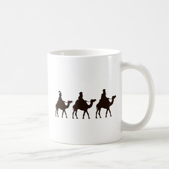 Taza De Café Estos tres reyes de orientación son Navidades dibu (Derecha)