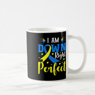 Taza De Café Estoy Abajo Perfecto Síndrome Familia Concientizac