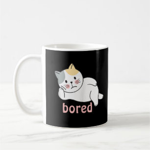 Taza De Café Estoy aburrido gatito lindo animal