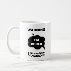 Taza De Café Estoy aburrido negro