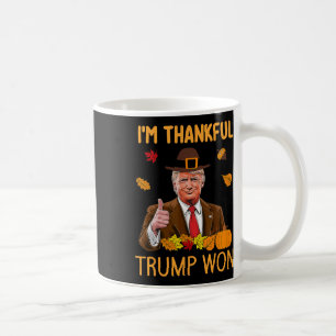 Taza De Café Estoy agradecido de que Trump ganara gracias a Tur