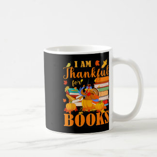Taza De Café Estoy Agradecido Por Los Libros Caen Bibliotecario