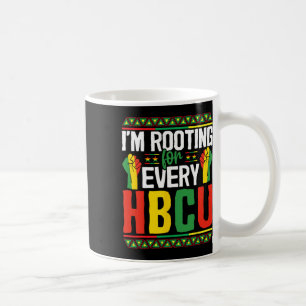 Taza De Café Estoy alentando cada mes de historia negra hbcu St