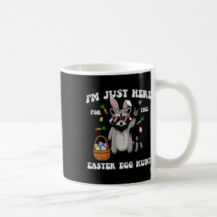 Taza De Café Estoy Aquí Solo Para La Búsqueda De Huevos De Pasc