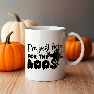 Taza De Café Estoy aquí solo por los abucheos