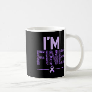 Taza De Café Estoy Bien Fibromialgia Guerrero Fibro Conciencia