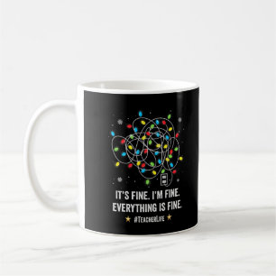 Taza De Café Estoy bien por todas las cosas buenas Navidades de