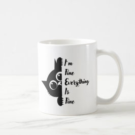 Taza De Café Estoy Bien Todo Está Bien
