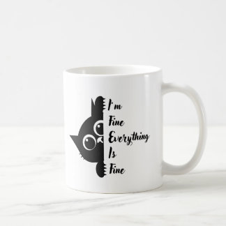 Taza De Café Estoy Bien Todo Está Bien
