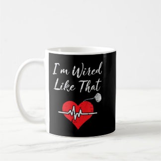 Taza De Café Estoy cableado como esa cirugía de DIC Cardiac Pac